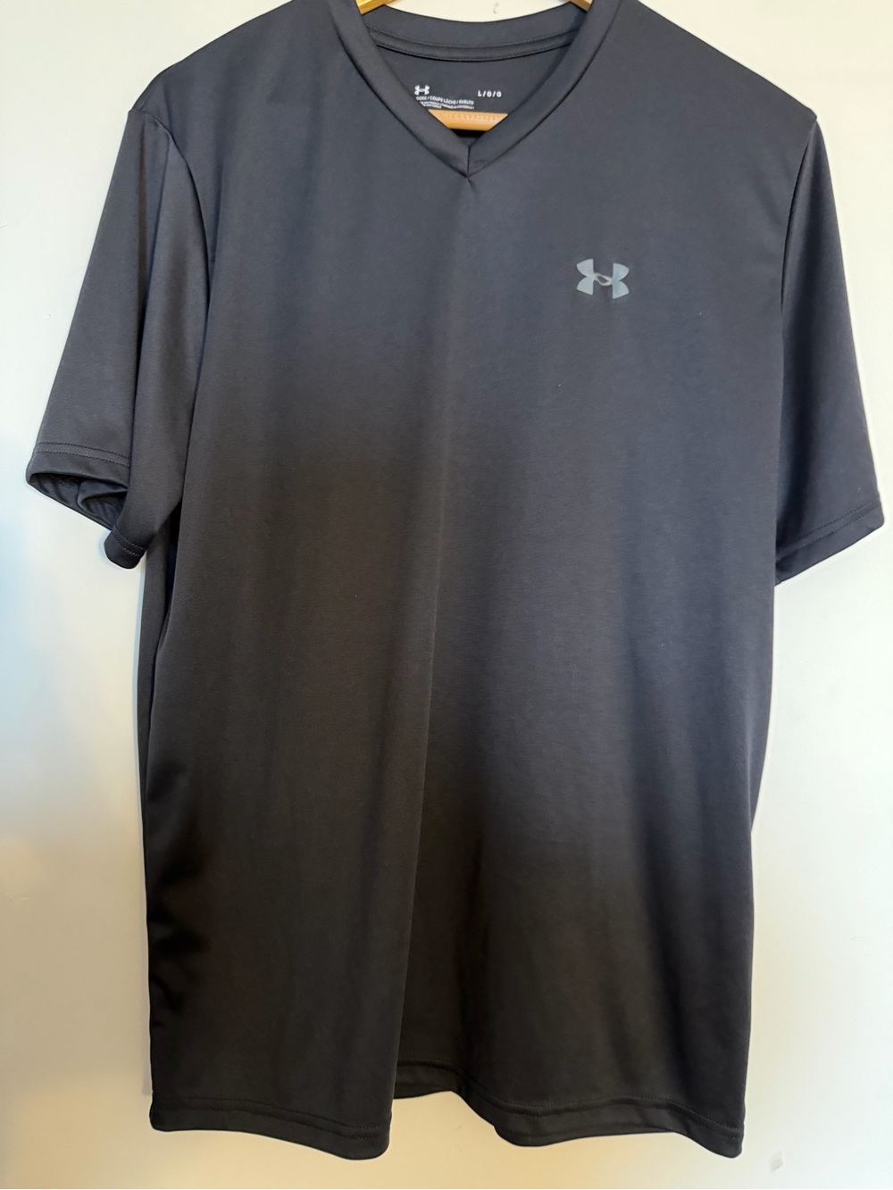 Under Armour Black V-Neck Athletic Tee